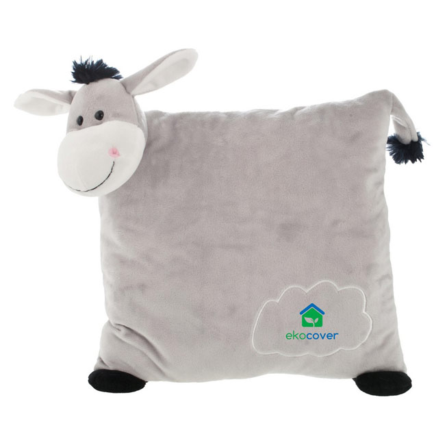 Promotional Logan, plush donkey, pillow - GP20156