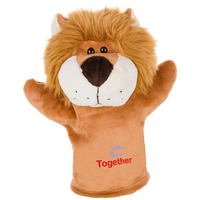 Promotional Hunter, plush lion, hand puppet - GP20167