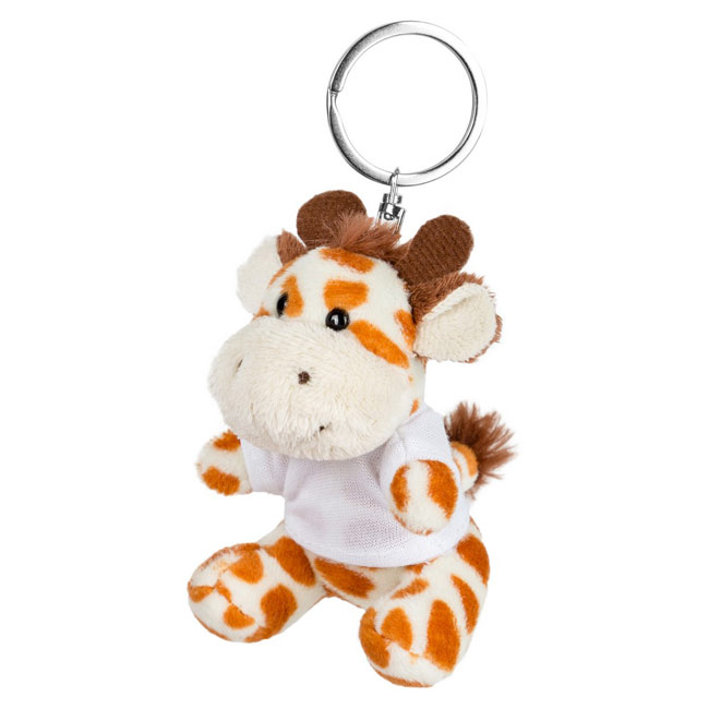 Promotional Lizzy, plush giraffe, keyring - GP20213