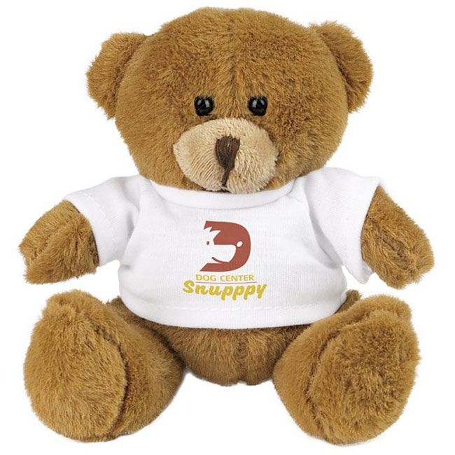 Promotional Nicky Brown Junior, plush teddy bear - GP21169