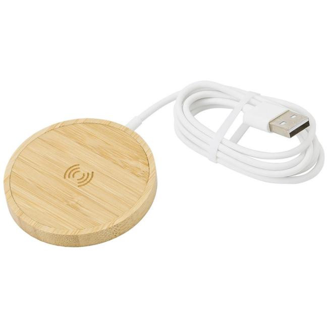Promotional Bamboo wireless charger 10W - GP50097