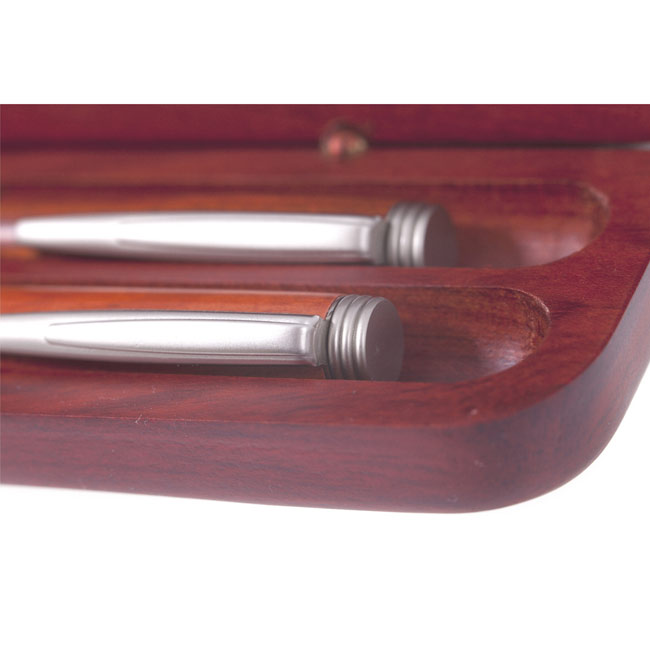 Promotional Writing set in wooden box - GP51115