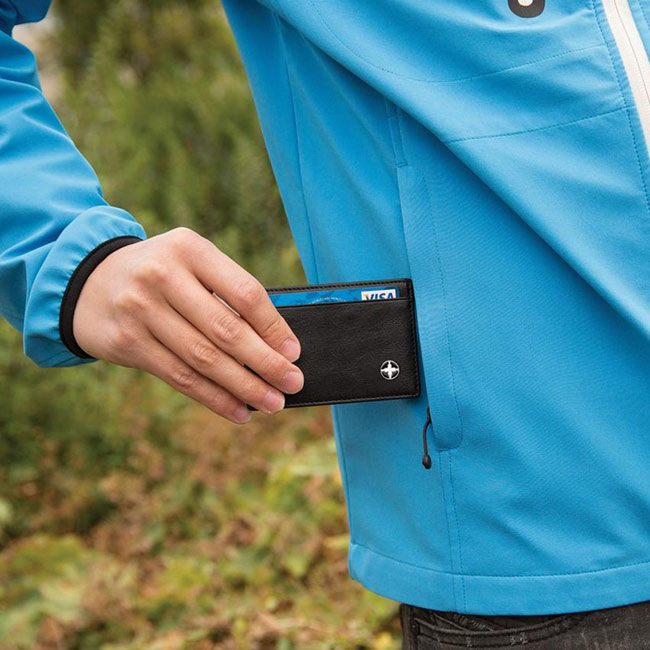 Promotional Swiss Peak card holder with RFID protection - GP52875