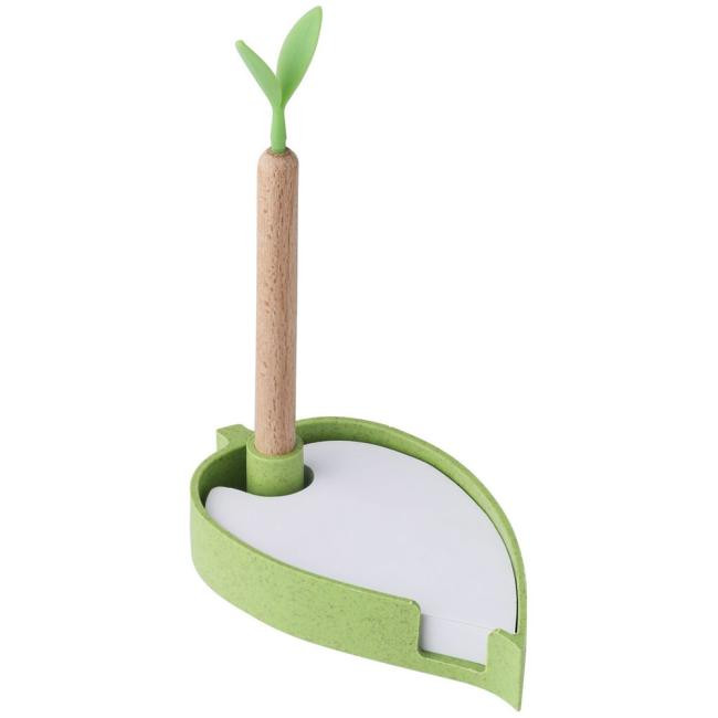 Promotional Leaf - Memo holder, ball pen - GP52992