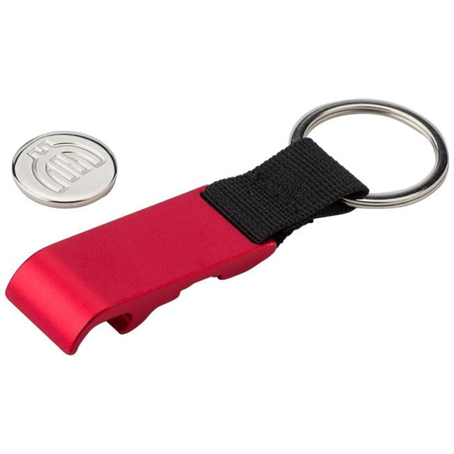 Promotional Keyring, bottle opener and shopping cart coin - GP56921