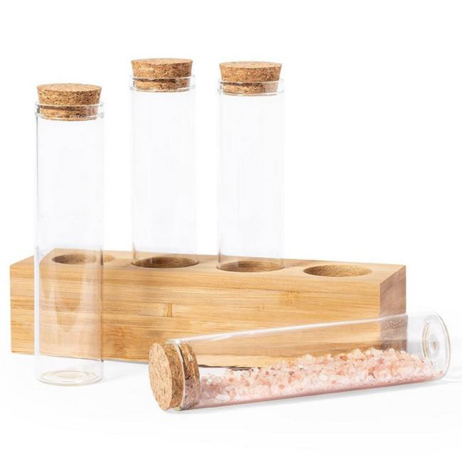 Promotional Bamboo spices container set - GP58228