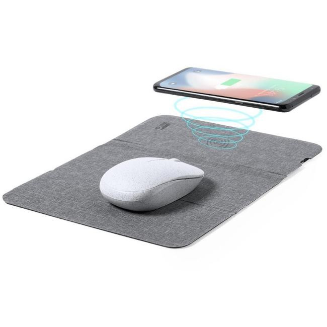 Promotional RPET mouse pad, wireless charger 10W - GP58322