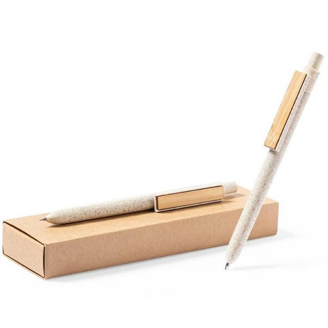 Promotional Wheat straw writing set - GP59351