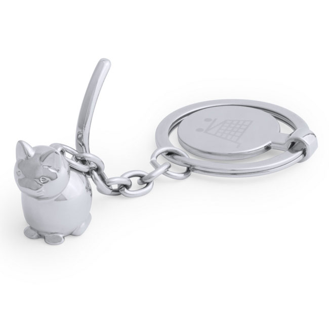 Promotional Animal and coin keyring - GP59800