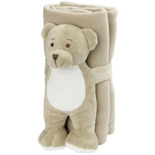 Promotional Phil, plush teddy bear with blanket - GP20139
