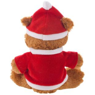 Promotional Santi, plush Christmas teddy bear - GP20140