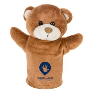 Promotional Ripley, plush teddy bear, hand puppet