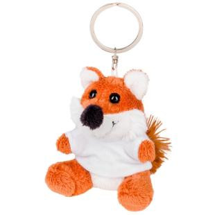 Promotional Canny, plush fox, keyring - GP20176