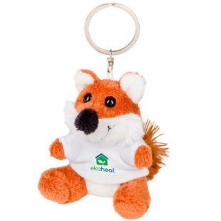 Promotional Canny, plush fox, keyring - GP20176