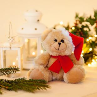 Promotional Clarence Christmas bear in cap - GP20249
