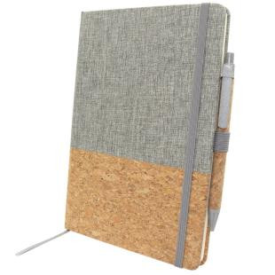 Promotional Cork notebook A5 with ball pen | Layla - GP50056