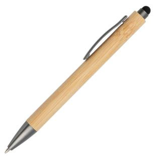Promotional Bamboo ball pen, touch pen | Keandre - GP50058