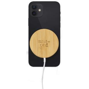 Promotional Bamboo wireless charger 10W - GP50097