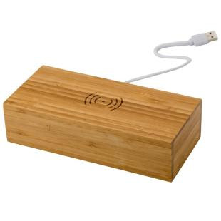 Promotional Bamboo wireless charger 5W, clock - GP50137