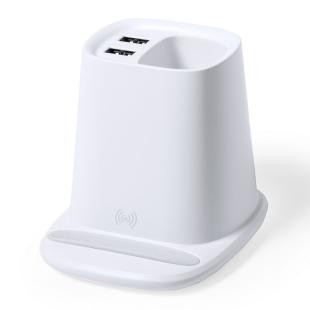 Promotional Wireless charger hub, pen and phone stand/holder - GP50145