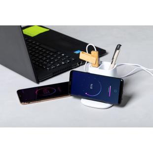 Promotional Wireless charger hub, pen and phone stand/holder - GP50145