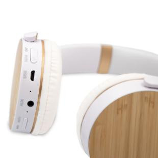 Promotional Foldable bamboo wireless headphones - GP50190