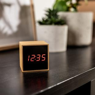 Promotional Bamboo desk alarm clock - GP50193