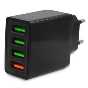Promotional USB wall charger with 4 USB ports - GP50195