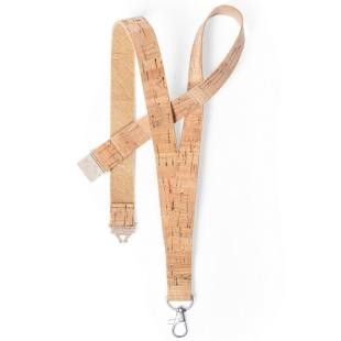 Promotional Cork lanyard with safety catch - GP50229