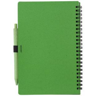 Promotional Wheat straw A5 notebook with ball pen - GP50238