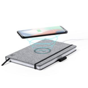 Promotional A5 Notebook wireless charger 10W - GP50257
