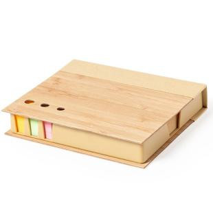 Promotional Bamboo sticky notes memo holder - GP50262