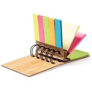Promotional Bamboo sticky notes memo holder - GP50265