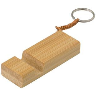 Promotional Bamboo keyring, phone stand - GP50282