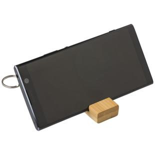 Promotional Bamboo keyring, phone stand - GP50282