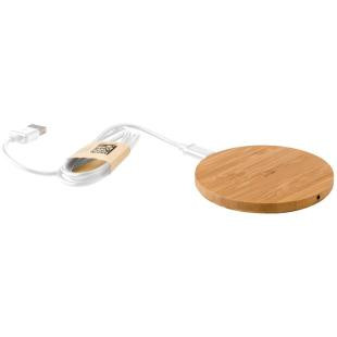 Promotional Bamboo wireless charger - GP50324