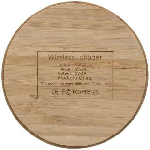 Promotional Bamboo wireless charger - GP50324