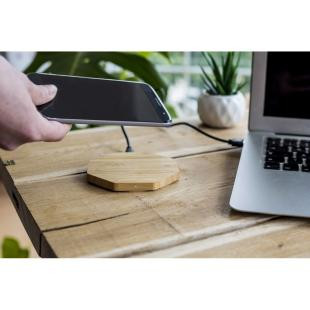 Promotional Bamboo wireless charger 5W - GP50330