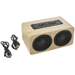 Promotional Wooden wireless speaker 2 x 5W