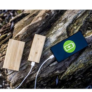 Promotional B-RIGHT bamboo power bank 8000 mAh - GP50348