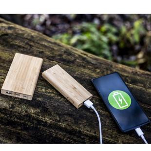 Promotional B-RIGHT bamboo power bank 8000 mAh - GP50348