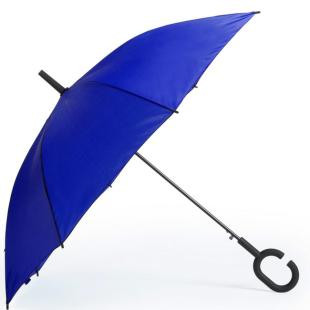 Promotional Windproof automatic umbrella, C shaped handle - GP50492