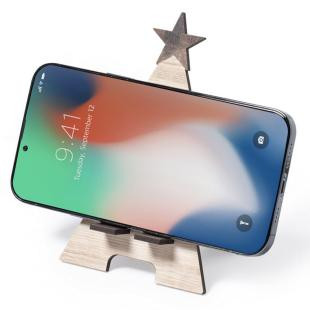 Promotional Wooden phone stand Christmas tree, foldable - GP50596