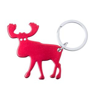 Promotional Keyring, bottle opener - reindeer - GP50620