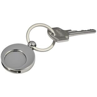 Promotional Keyring with shopping cart coin