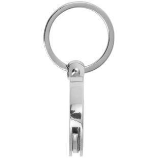 Promotional Keyring with shopping cart coin - GP50634