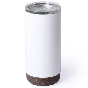 Promotional Travel mug 490 ml, cork detail - GP50760