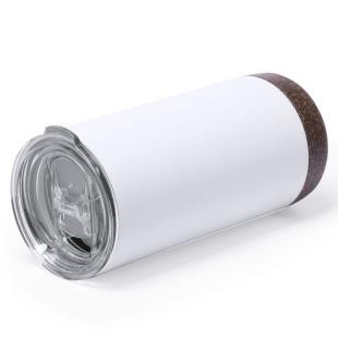 Promotional Travel mug 490 ml, cork detail - GP50760