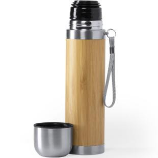 Promotional Bamboo vacuum flask 410 ml - GP50865