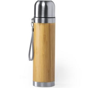 Promotional Bamboo vacuum flask 410 ml - GP50865